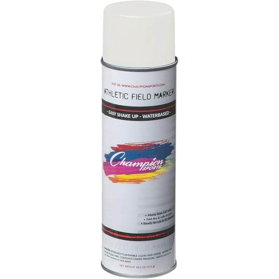 Champion Sports Field Marking Paint, White, 20 Fl Oz (Pack of 12)