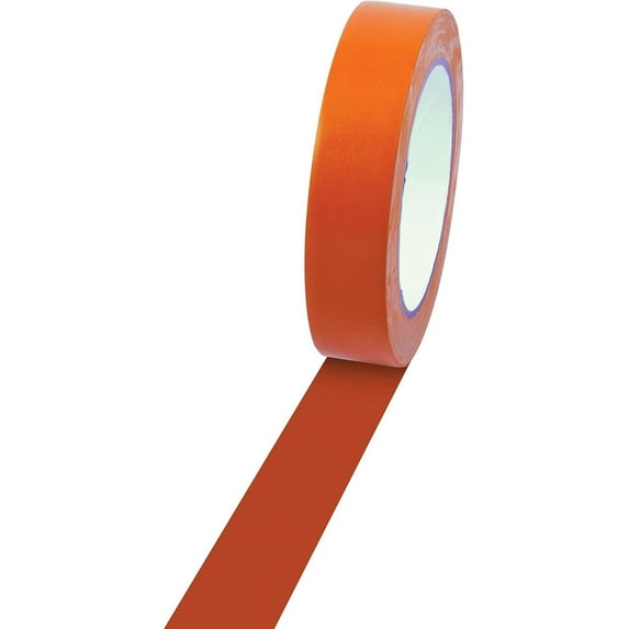 Champion Sports Floor Marking Vinyl Tape, Orange, 1" x 60yd