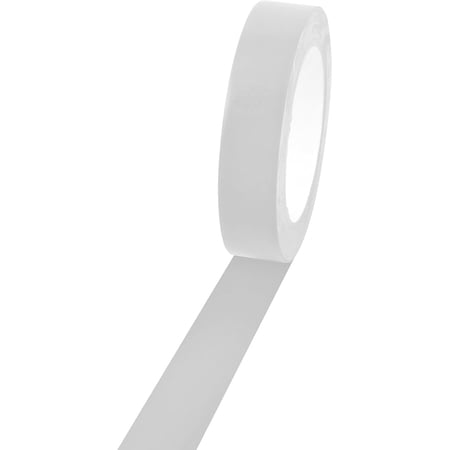 Champion Sports Floor Marking Vinyl Tape, White, 1" x 60 yd