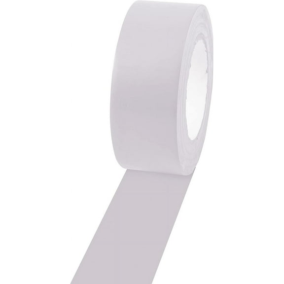 Champion Sports Floor Marking Vinyl Tape, White, 2" x 60 yd