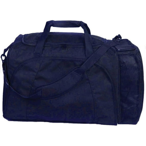 Champion Sports 600 Denier® Multi Compartment Football Equipment Bag with Handles and Shoulder Strap - Navy
