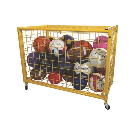Champion Sports Locking Ball Storage Locker (42 Inch x 24 Inch x 29 3/4 Inch)