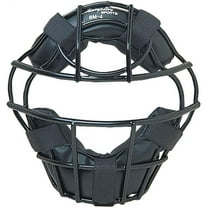 Champion Sports Heavy-Duty Youth Catcher's Mask - Lightweight - 18 oz - Hollow Wire Frame - Leather Pads - Adjustable Harness Catcher's Mask - Ideal for Young Catchers,Black