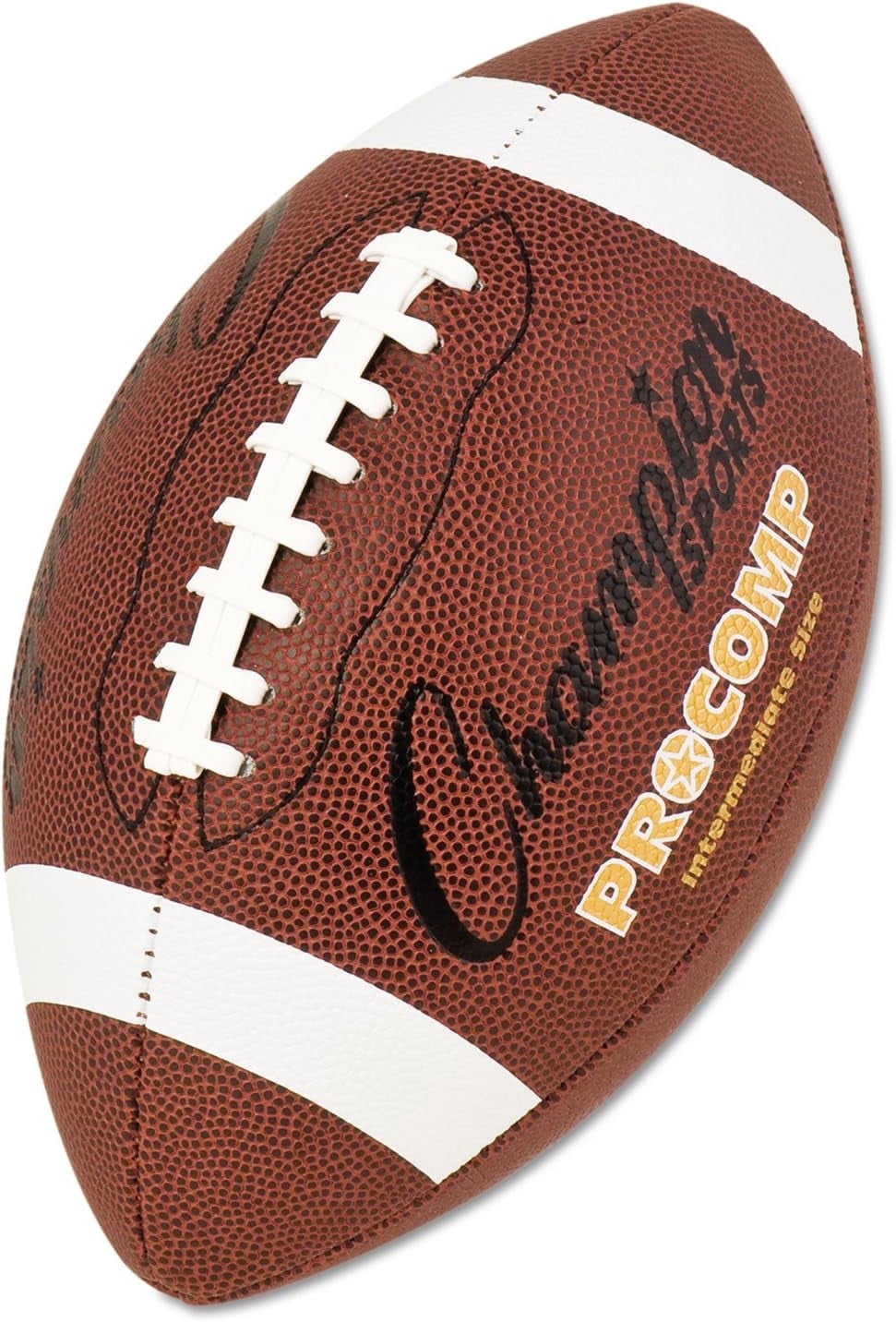 Champion Sports Intermediate Size Composite Football, Brown