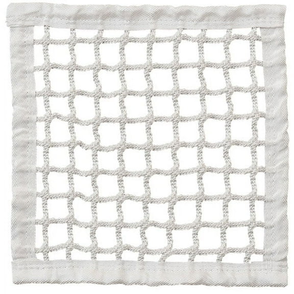 Champion Sports Lacrosse Goal Nets: 7mm Official Size White Nylon Net Replacement - 2 Pack
