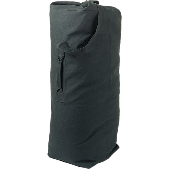 Champion Sports 22 Oz. Top Loading Large Canvas Duffle Bag with Strap and Carry Handle