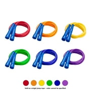 Champion Sports 9 Foot Licorice Jump Rope for Fitness, Assorted Colors - Speed Jump Ropes with Contoured Handles for Exercise, Cross Training, Boxing - Single Premium Skipping Rope for Kids, Adults