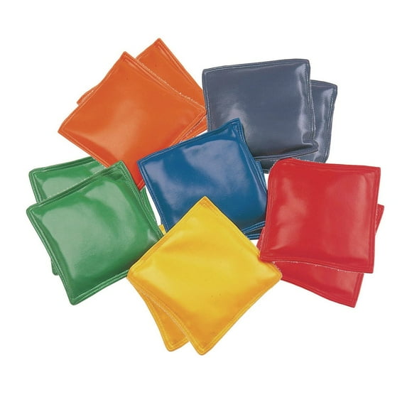 Champion Sports MBB4SET 4 in. Vinyl Bean Bag Set - Assorted Colors (1-Dozen)