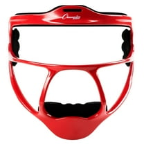 Champion Sports Magnesium Softball Face Mask - Lightweight Masks for Adults - Durable Head Guards - Premium Sports Accessories for Indoors and Outdoors - Red