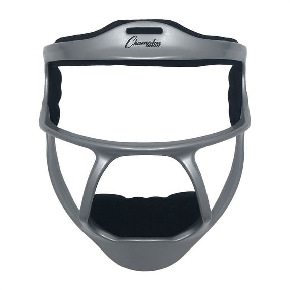 Champion Sports Magnesium Softball Face Mask - Lightweight Masks for Adults - Durable Head Guards - Premium Sports Accessories for Indoors and Outdoors - Silver