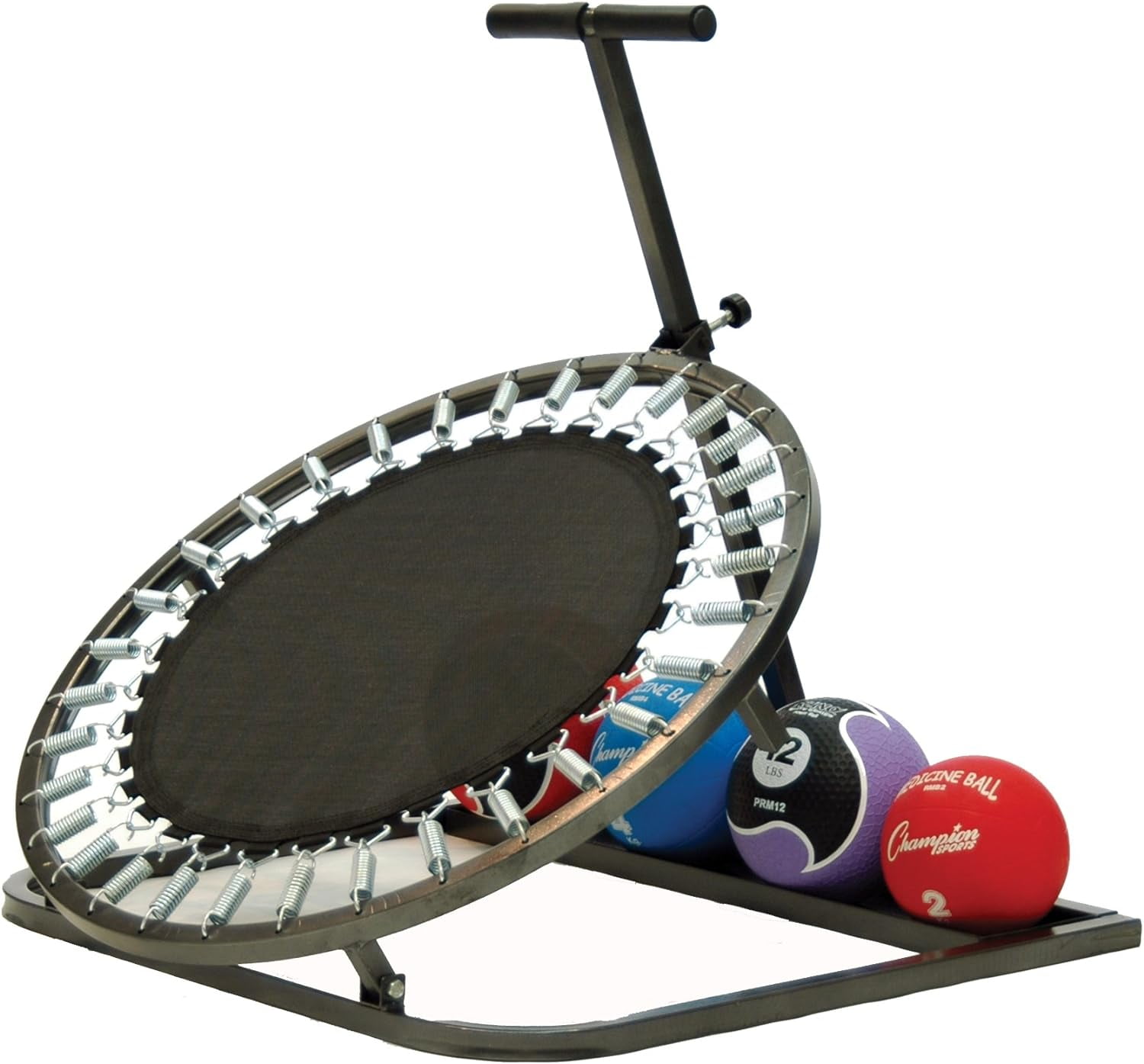 Champion Sports Medicine Ball Rebounder – Adjustable Angle, Steel Frame, Neoprene-Grip Handle, Rehab, Home, Gym Workout, 36"L x 39"W x 42"H, 28"D, Balls Sold Separately