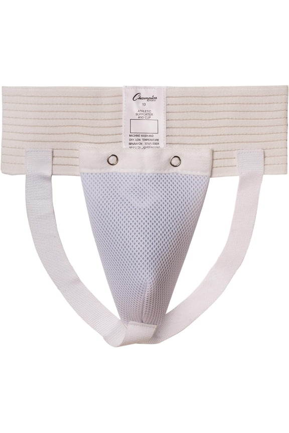 Men's Athletic Supporter, White, Medium
