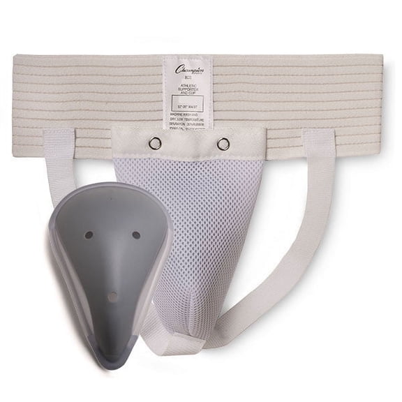 Champion Sports Men's Athletic Cup and Supporter, White - 3 Inch, X-Large