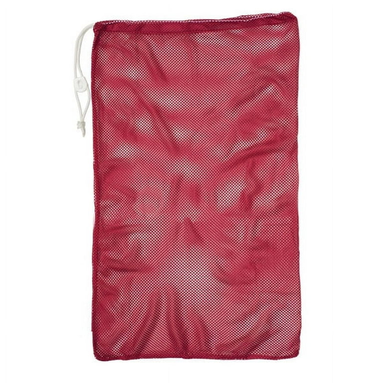 Durable Nylon Mesh Drawstring Bag Mesh Ditty Bag for Equipment Storage  Nylon Travel Bag with Drawstring Cord Lock Closure Net Bag for Toy,Balls