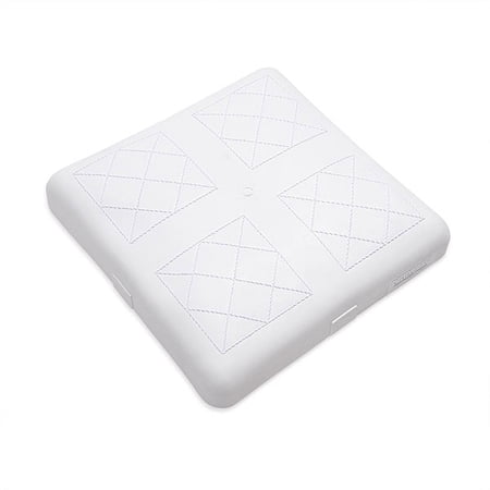 Champion Sports Anchored Base Set with Molded Shell - Urethane Foam Injected for Soft Impact - Set of 3 Bases Complete with Anchors