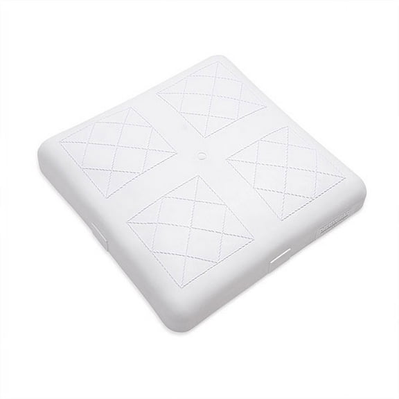 Champion Sports Anchored Base Set with Molded Shell - Urethane Foam Injected for Soft Impact - Set of 3 Bases Complete with Anchors