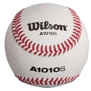 Wilson A1010S Blem Baseballs – Premium Grade Practice Balls with Minor Cosmetic Imperfections | Full-Grain Leather Cover, Red Cushioned Cork Center, NFHS Approv