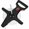thumbnail image 1 of Champion Sports Open Reel Measure Tape, 250 ft, 75 Meters, with Metal Spike, Hand Crank - Open Tape Measure for Track and Field, Long Jump - Durable, Dual-Sided Measuring Reel with Feet and Meters, 1 of 4
