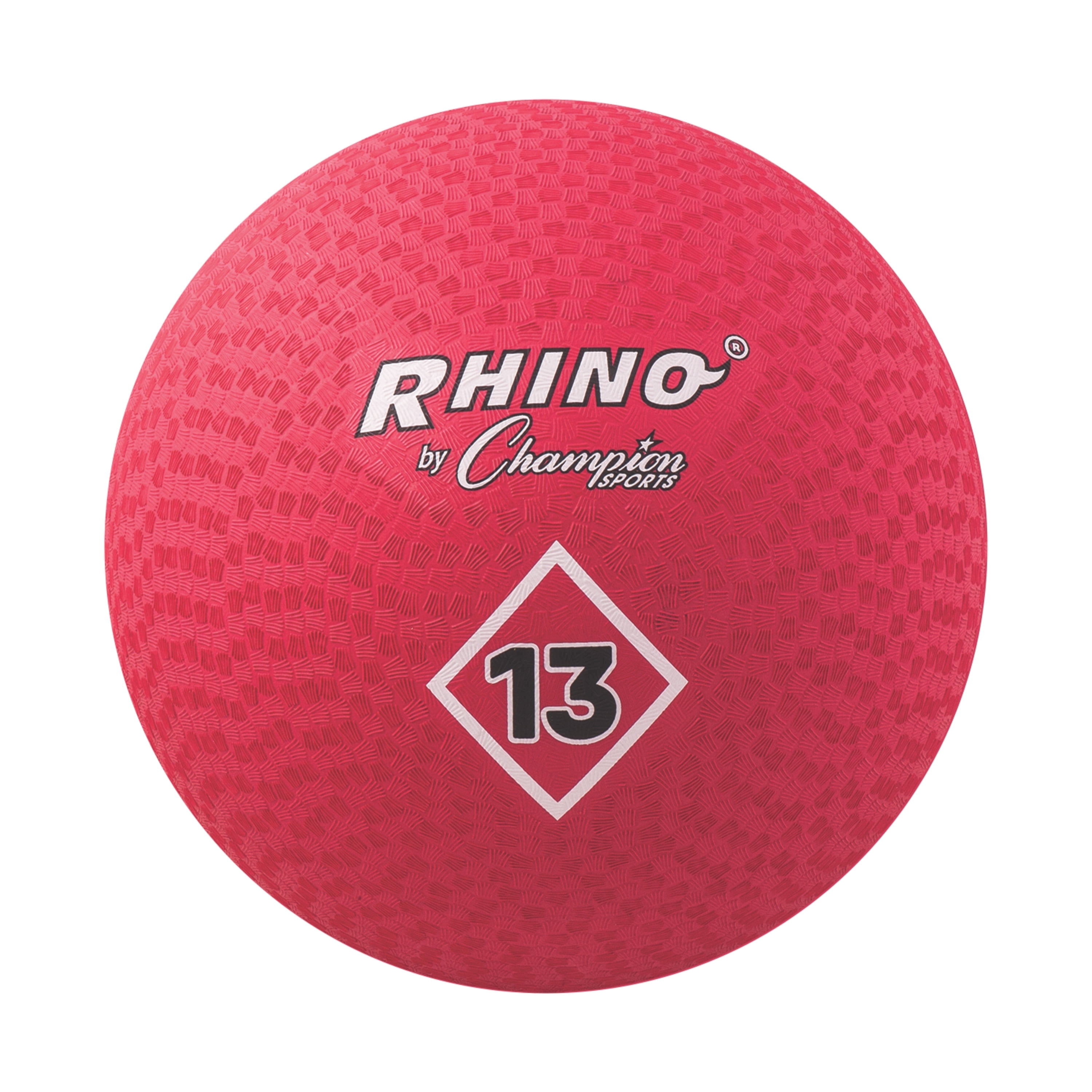 Champion Sports 10 Inch Playground Ball Red Durable Bouncy Nylon