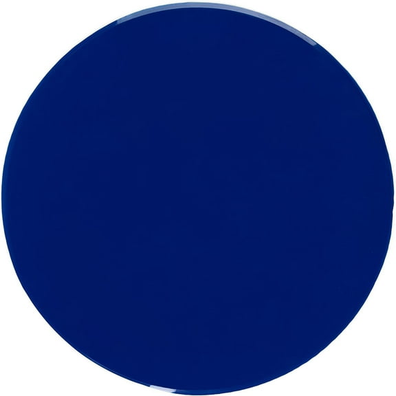 Champion Sports Round Poly Spot Markers for Sports, Activities, and Social Distancing, 10 Inches, Set of 12 - Blue