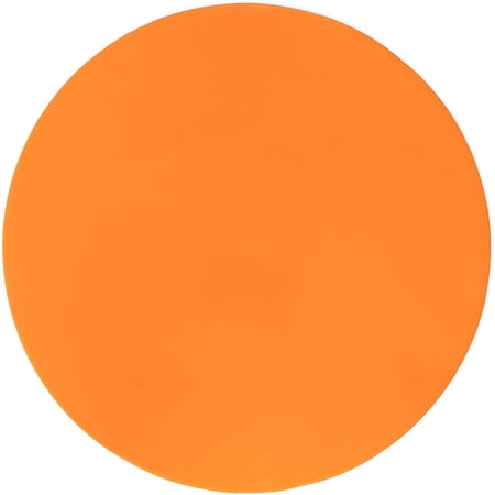 Champion Sports Round Poly Spot Markers, 9", Set of 12 - Orange
