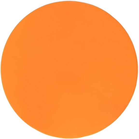 Champion Sports Round Poly Spot Markers, 9", Set of 12 - Orange