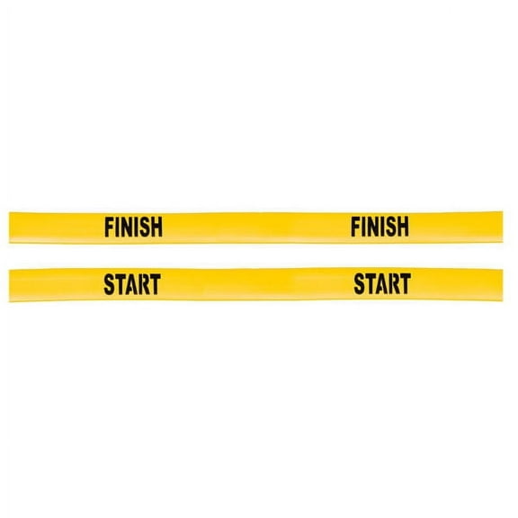 Champion Sports Poly Start and Finish Line Set, Yellow