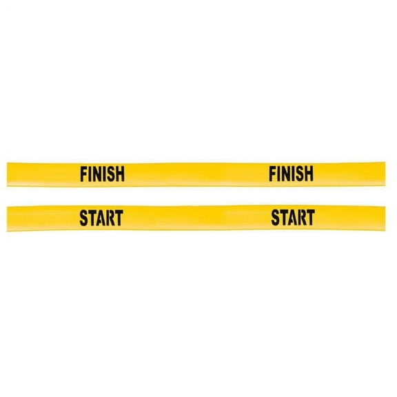 Champion Sports Poly Start and Finish Line Set, Yellow