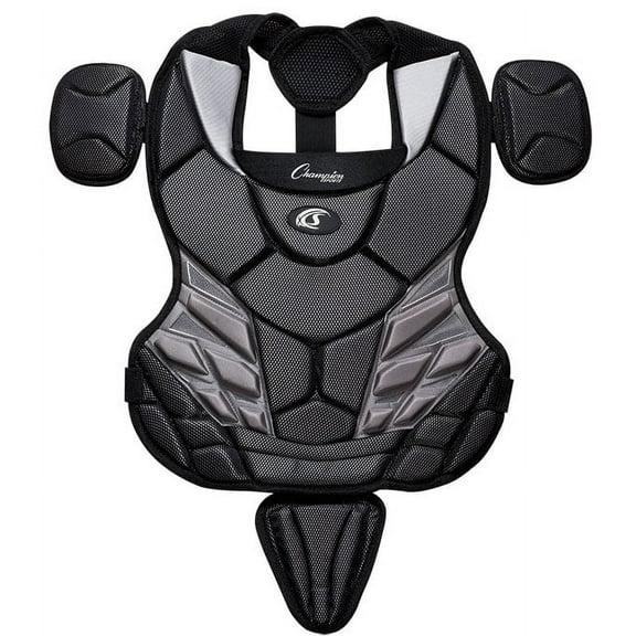 Champion Sports 15" Lightweight Multi-layered Pony League Chest Protector - Removable Shoulder Cap and Tail - Chest Protector - Ages: 12-16