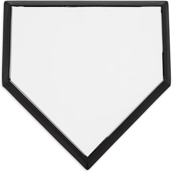 Champion Sports Pro Bury All Home Plate - Molded Rubber, Hardwood Bottom Home Plate