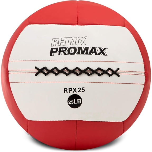 Champion Sports RPX25 Rhino Promax Slam Balls, 25 lb, Soft Shell with Non-Slip Grip, Medicine Wall Exercise Ball for Weightlifting, Plyometrics, Cross Training, & Home Gym Fitness