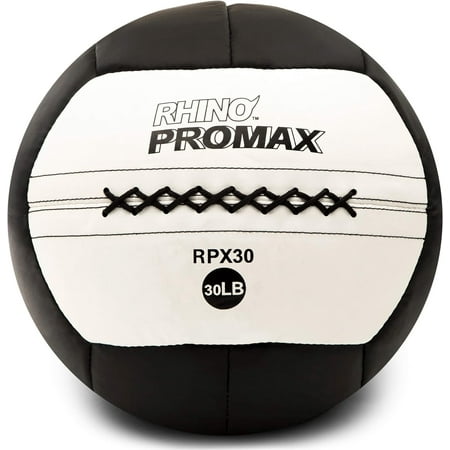 Champion Sports RPX30 Rhino Promax Slam Balls, 30 lb, Soft Shell with Non-Slip Grip, Medicine Wall Exercise Ball for Weightlifting, Plyometrics, Cross Training, & Home Gym Fitness