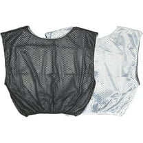 Champion Sports Reversible Mesh Adult Scrimmage Vest, Black/White