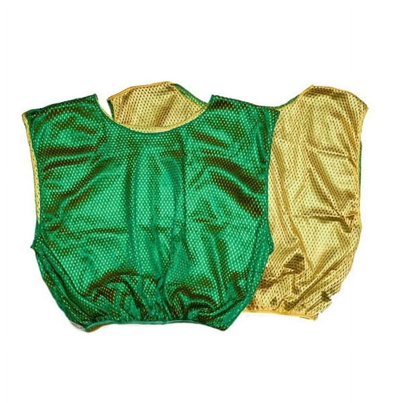 Champion Sports Reversible Mesh Adult Scrimmage Vest, Yellow/Green