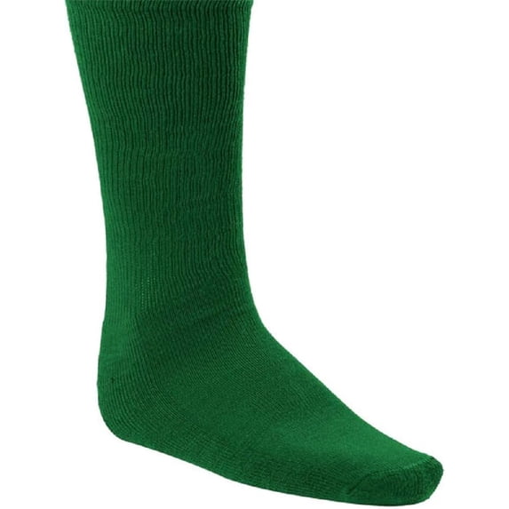 Champion Sports Rhino® All Sport Socks - Machine Washable Sport Sock - for Baseball, Football, Soccer - Cushioned Tube Sock - Stay-in-Place Fit - Size: Medium (8.5-10) - Kelly Green