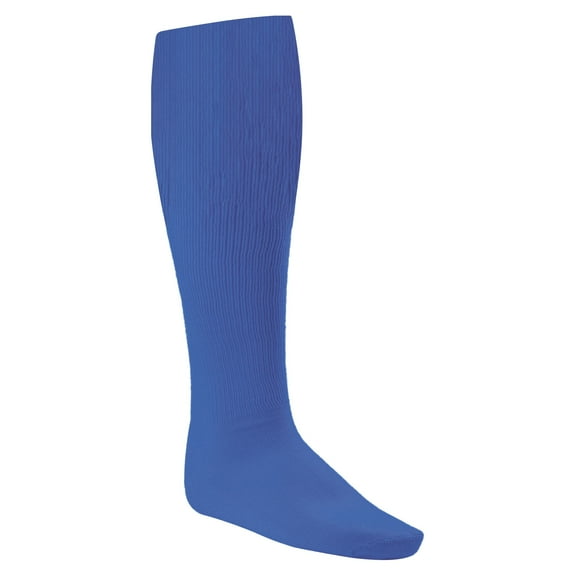 Champion Sports Rhino® All Sport Socks - Machine Washable Sport Sock - for Baseball, Football, Soccer - Cushioned Tube Sock - Stay-in-Place Fit - Size L/10-13 - Royal Blue