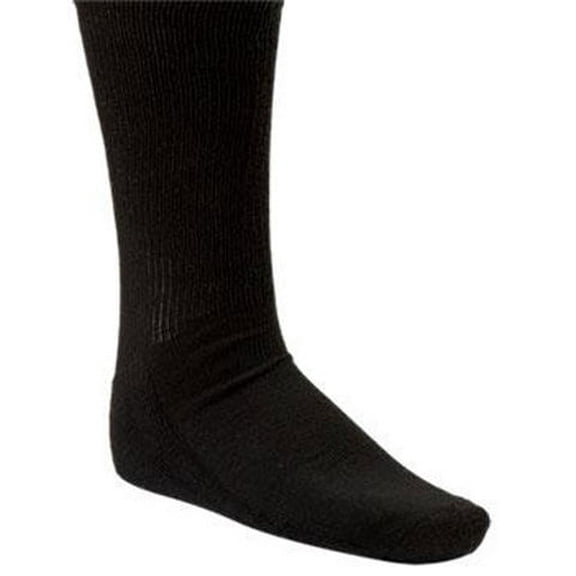 Champion Sports Rhino® All Sport Socks - Machine Washable Sport Sock - for Baseball, Football, Soccer - Cushioned Tube Sock - Stay-in-Place Fit - Size S/6.5-8.5 - Black