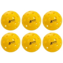 Champion Sports Rhino Official Size, OUTDOOR Recreational Pickleballs | 6 Pack