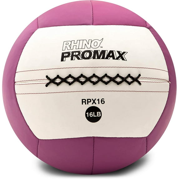 Champion Sports RPX16 Rhino Promax Slam Balls, 16 lb, Soft Shell with Non-Slip Grip, Medicine Wall Exercise Ball for Weightlifting, Plyometrics, Cross Training, & Home Gym Fitness