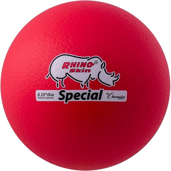 Champion Sports Rhino Skin Special Ball (Neon Red)
