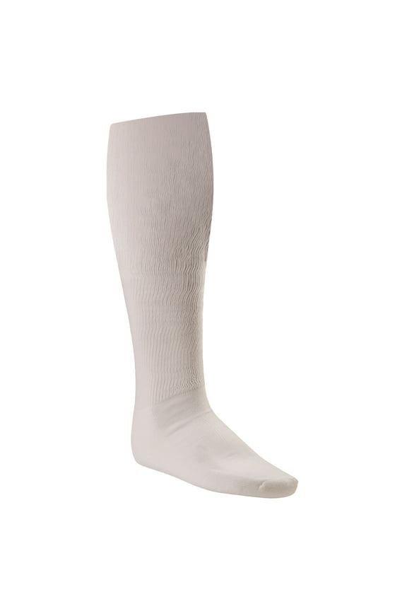 Rhino® All Sport Socks - Machine Washable Sport Sock - for Baseball, Football, Soccer - Cushioned Tube Sock - Stay-in-Place Fit - Size M/8.5-10 - White