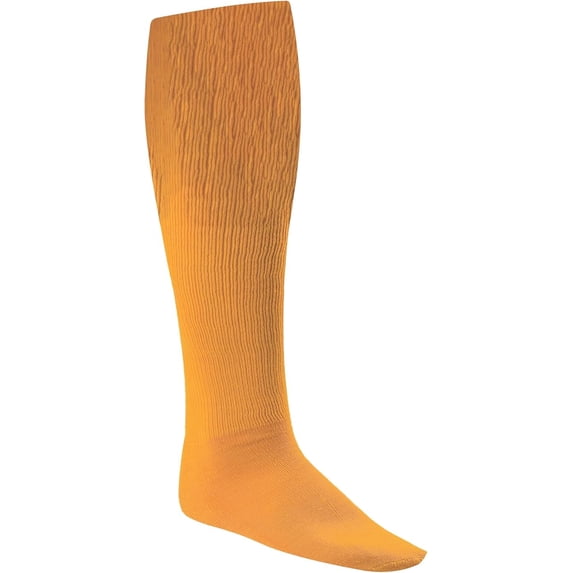 Champion Sports Rhino® All Sport Socks - Machine Washable Sport Sock - for Baseball, Football, Soccer - Cushioned Tube Sock - Stay-in-Place Fit - Size: X-Large (13-15) - Gold