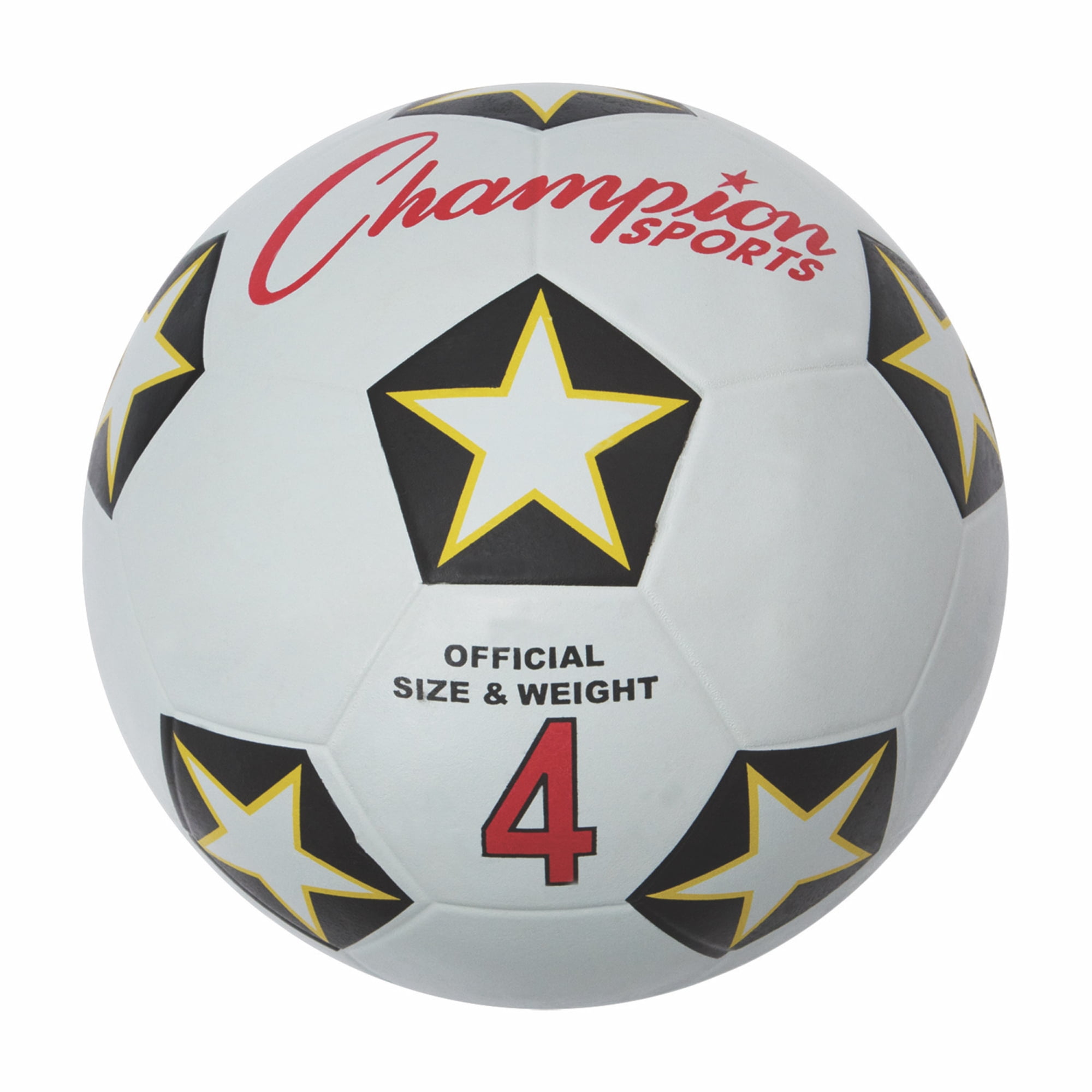 Champion Sports Rubber Soccer Ball Size 4