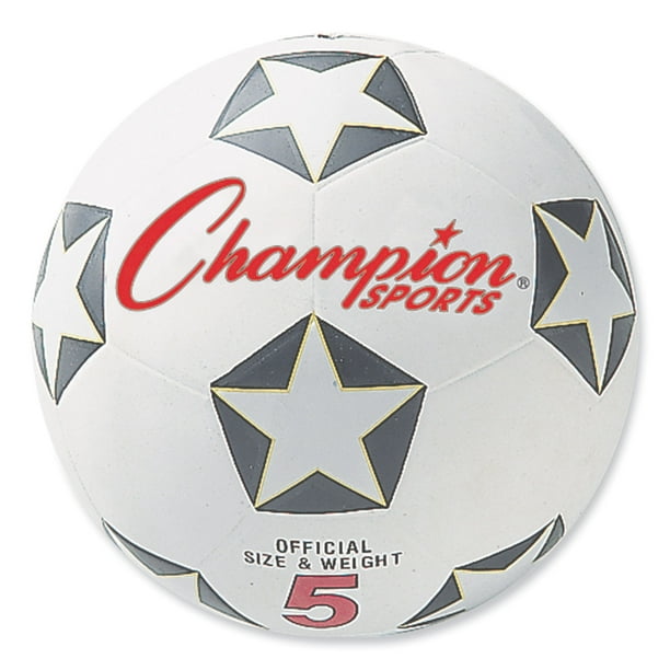 Rubber Sports Ball, For Soccer, No. 5 Size, White/Black Rubber Sports Ball, For Soccer, No. 5 Size, White/Black