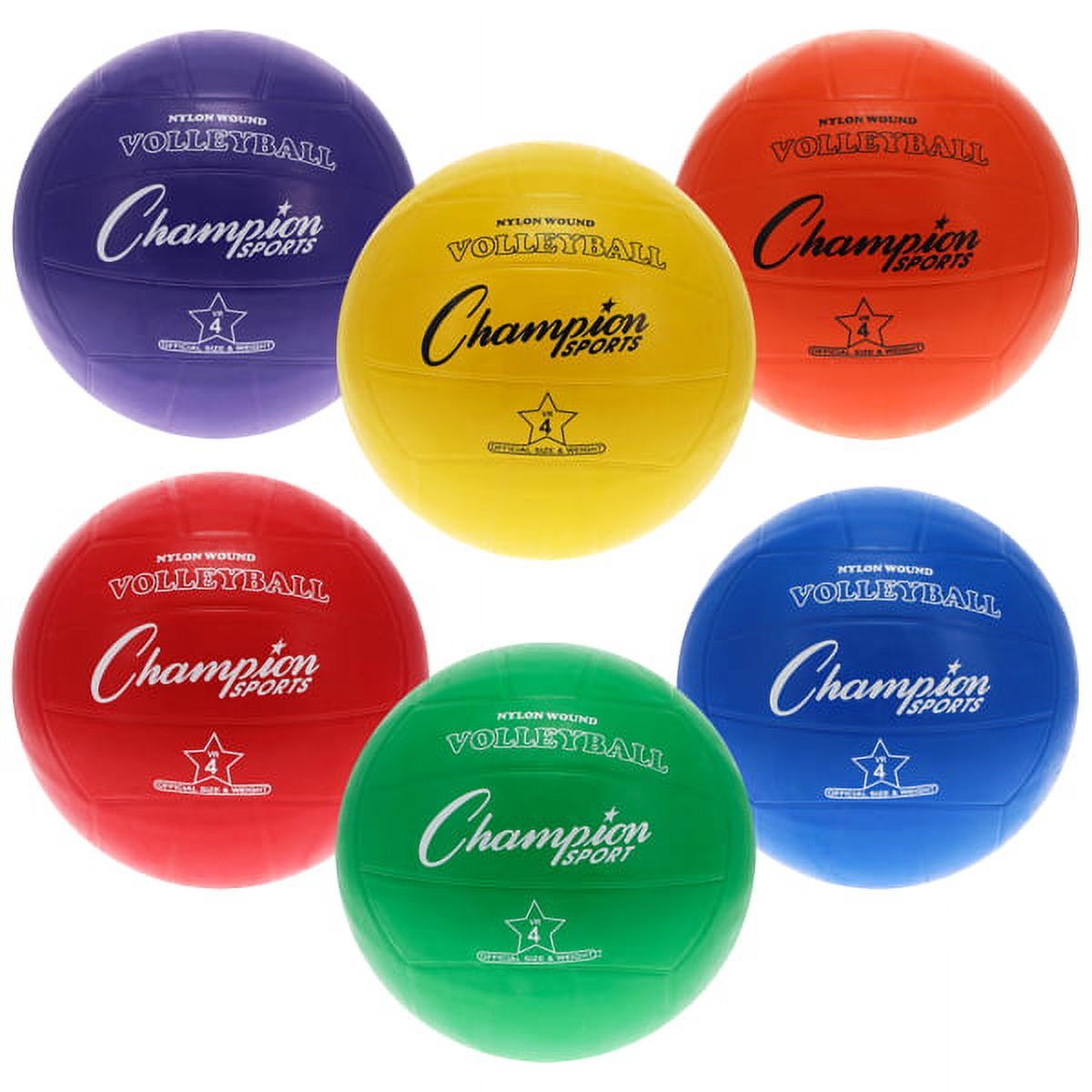 Champion Sports Rubber Volleyball Set