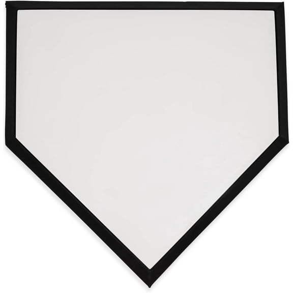Champion Sports Save-A-Leg Home Plate - Molded Rubber with Spikes