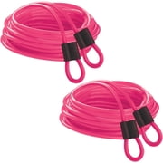 Champion Sports Double Dutch Licorice Speed Jump Ropes (Set of 2) - Pink, 16ft