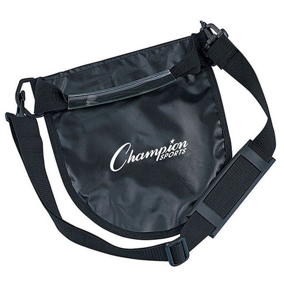 Champion Sports Shot/Discus Carrier with Shoulder Strap, Black