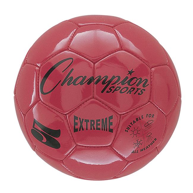 Champion Sports  Size 5 Soccer Ball Composite, Red - 2 Each