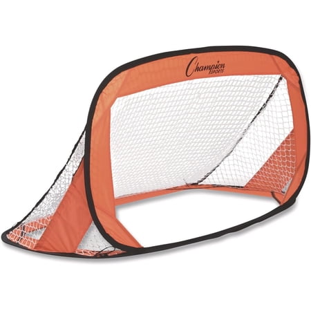 Champion Sports Soccer Pop-Up Goal - 6' x 4' - Orange